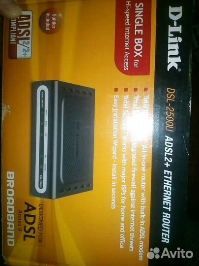 Роутер Адсл адаптер Модем Д-линк