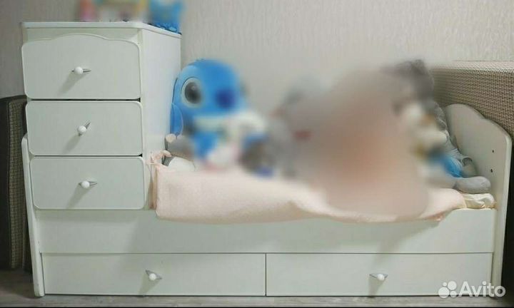 Детская кроватка 2 в 1