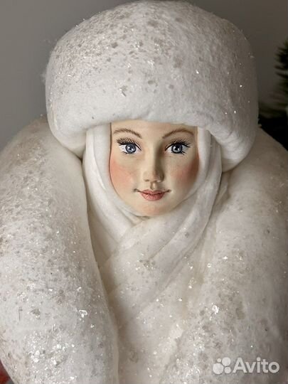 Дед Мороз и Снегурочка ватные