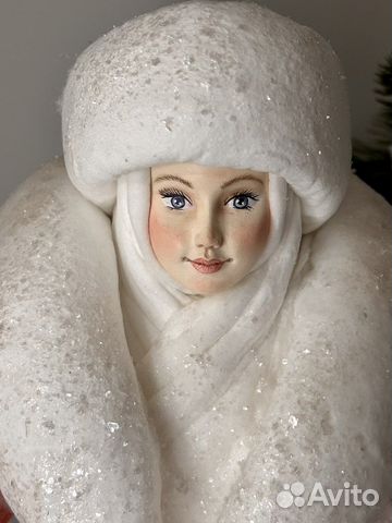 Дед Мороз и Снегурочка ватные