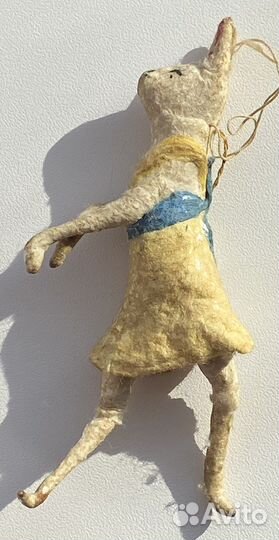 Ватные елочные игрушки СССР