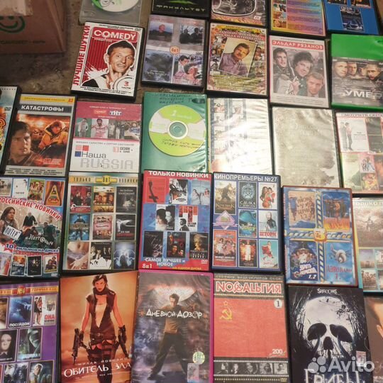 DVD диски фильмы клипы