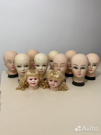 Манекен голова для головных уборов