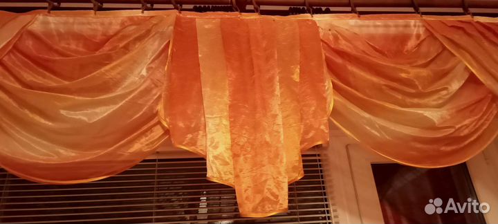 Ламбрекен из органзы