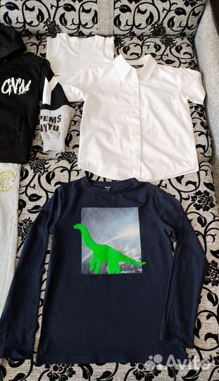 Пакет вещей на осень мальчику 9-10 лет, р.140