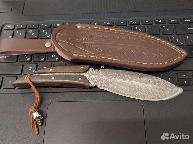 Дизайнерский нож Перо подарок Новый