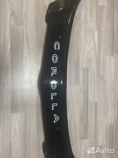 Дефлектор капота мухобойка toyota corolla