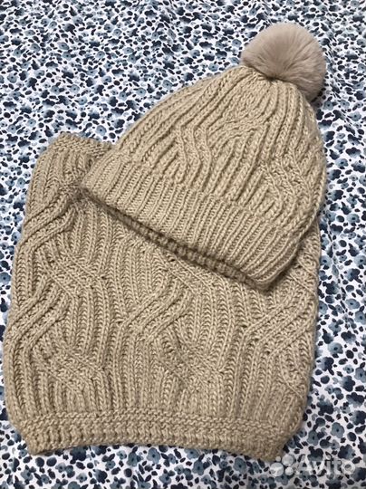 Шапка и снуд zara