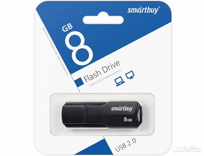 Flash Usb 2.0 SmartBuy Clue на 8GB