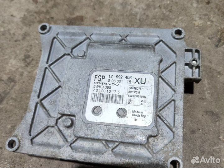 Эбу Opel Zafira H 2006-2014