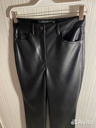Брюки кожаные