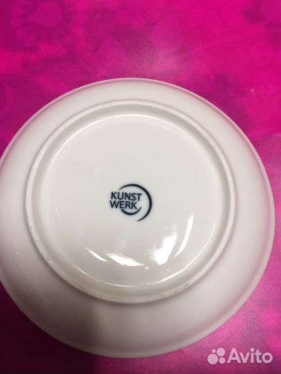 Чайная пара и заварочный чайник,фарфор