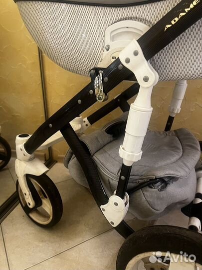 Коляска 2 в 1 adamex monte carbon