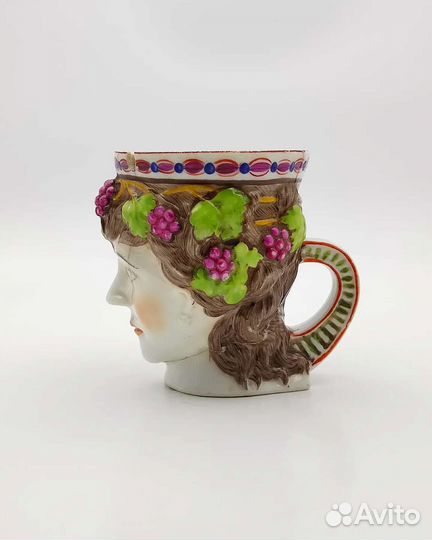 Кружка голова фабрика Никиты Храпунова 1820-30е