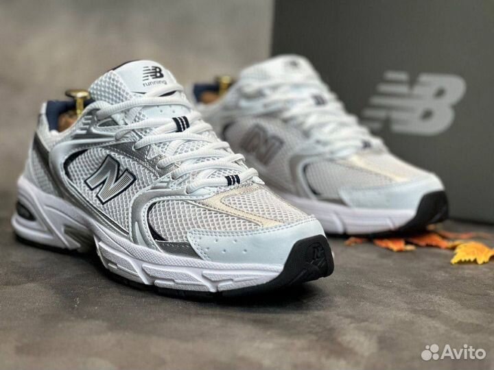 New balance 530 великан белые разм. 47