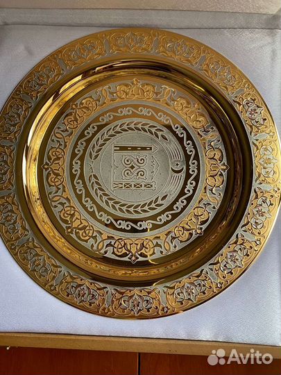 Подарочный набор Сердце Чеченской республки золото