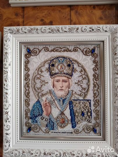 Иконы вышитые бисером