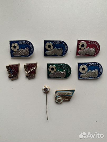 Значки футбольных клубов СССР цска Спартак