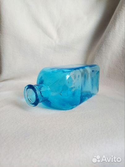 Ваза для цветов цветное стекло интерьерная