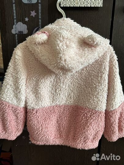 Кофта пушистая на молнии