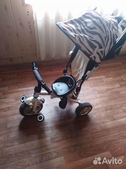 Трехколесный велосипед с родительской ручкой