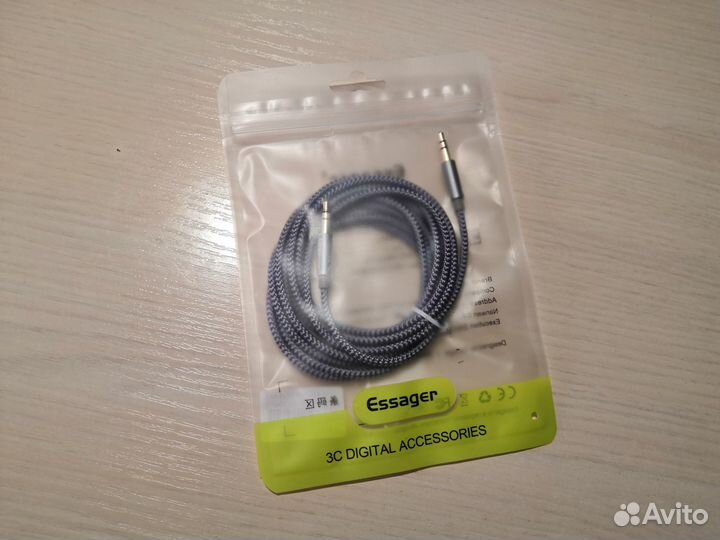 AUX кабель Jack 3.5 mm (m) / 2 m