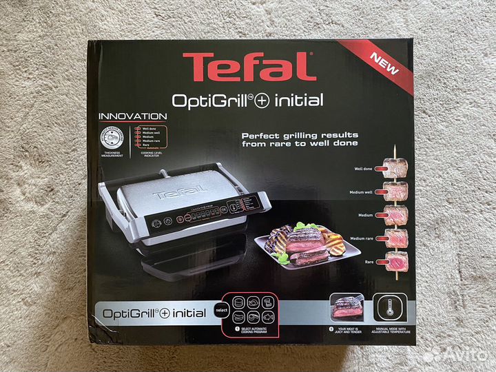 Электрогриль Tefal Optigrill+ Initial