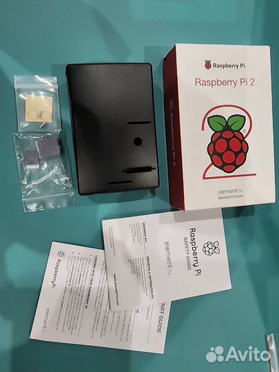 Мини пк Raspberry 2b с корпусом (2 шт)