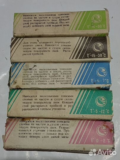 Лыжная мазь советская