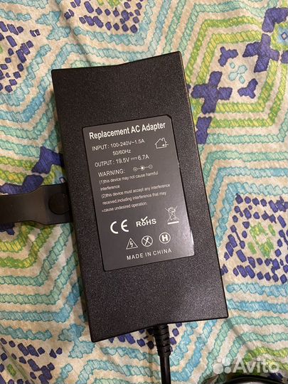 Новый блок питания ноутбук dell дэл 19.5в 6.7а