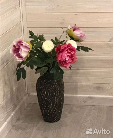 Вазы напольные, декор