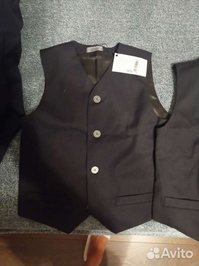 Форма школьная синяя новая (костюм школьный)