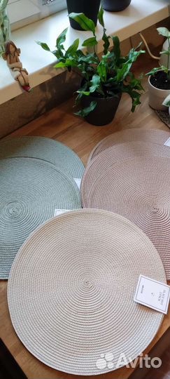 Салфетки плейсматы HM home 2 шт комплект 3 цвета