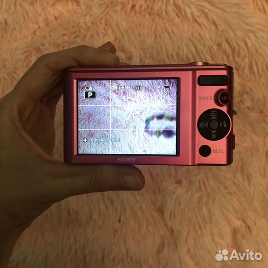 Фотоаппарат sony cyber shot розовый