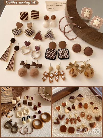 Серьги серебро