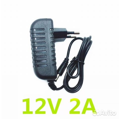 Адаптер блок питания AC/DC 12В 2А 24Вт 12V 2А 24W
