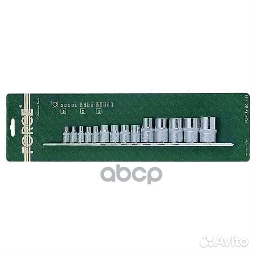 1/2 &3/8&1/4 Набор головок - торкс 14пр.Е4-Е24