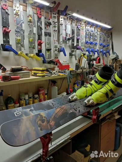 Ремонт горных лыж