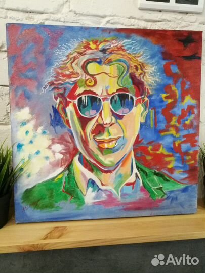 Картина маслом Майкл Джексон, Монро, Лепс