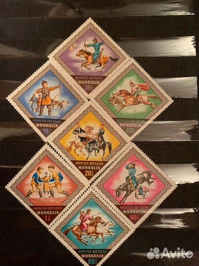 Марки Монголии