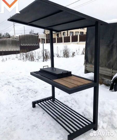 Мангал С крышей