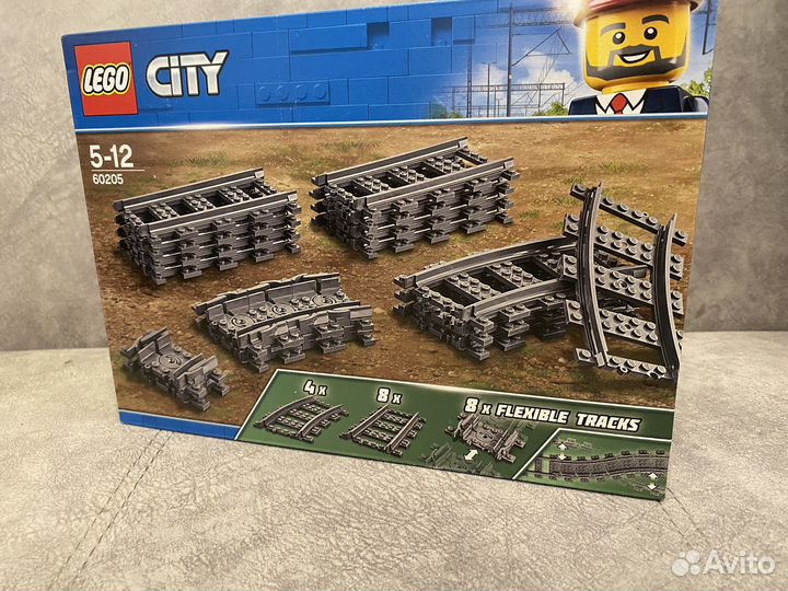 Конструктор lego City Trains 60205 Рельсы, 20 дет