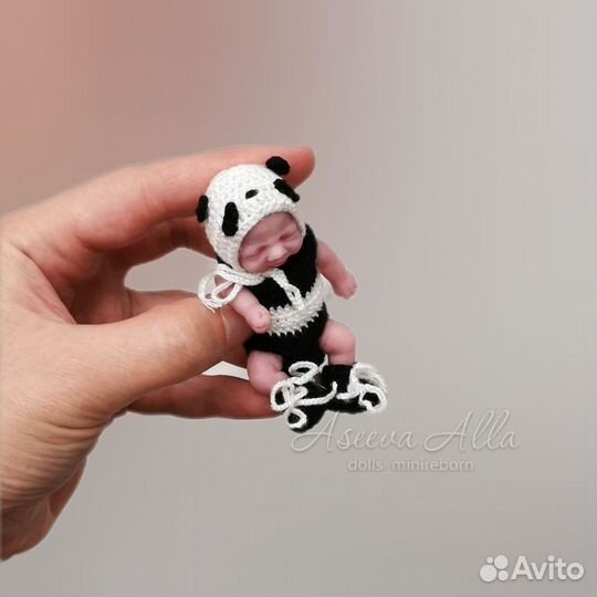 Пупсик из силикона 6 см для Barbie мини реборн