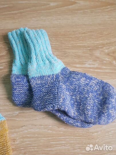 Носочки, шерсть, удобные на ножке