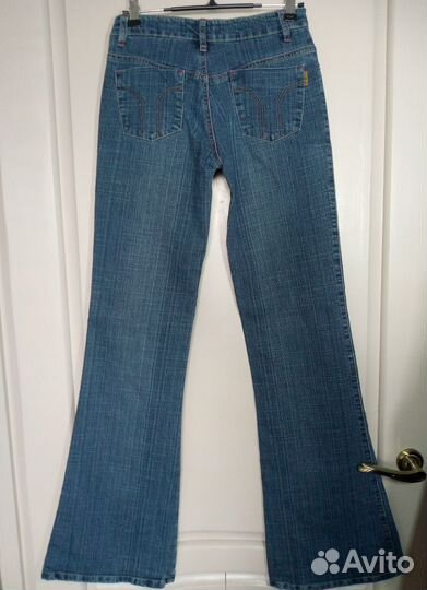Винтажные джинсы клеш 42 размер