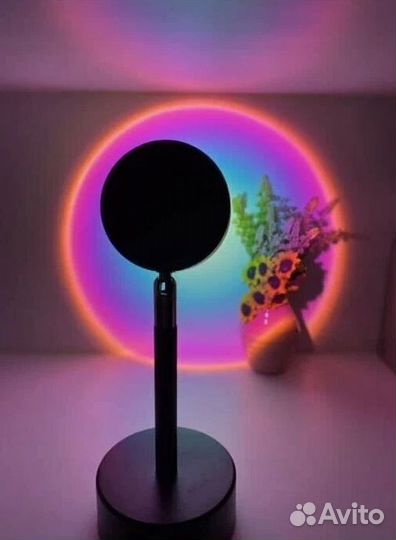 Настольная лампа закат