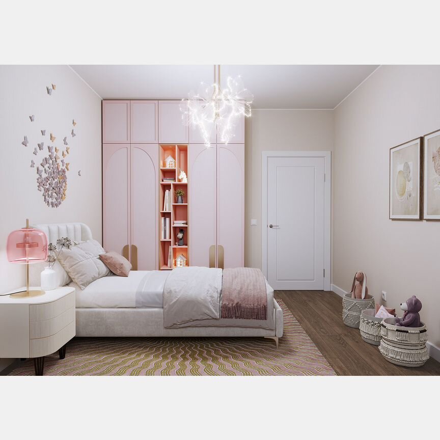 2-к. квартира, 54,8 м², 2/20 эт.