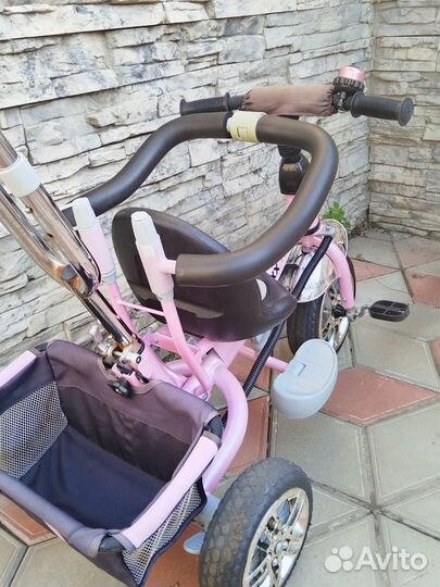 Детский велосипед с ручкой