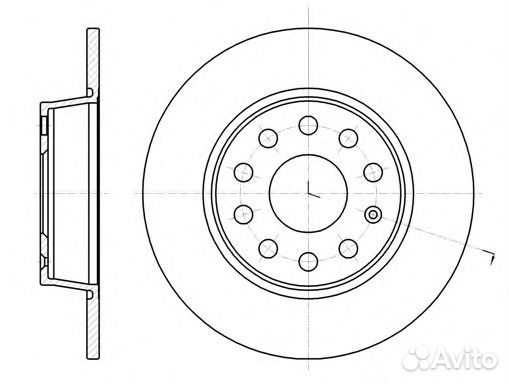 Тормозной диск Remsa 61340.00