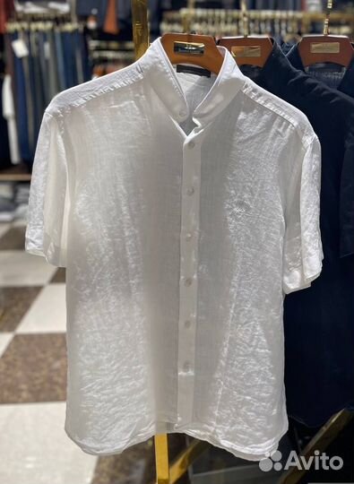 Льяная рубашка мужская corneliani